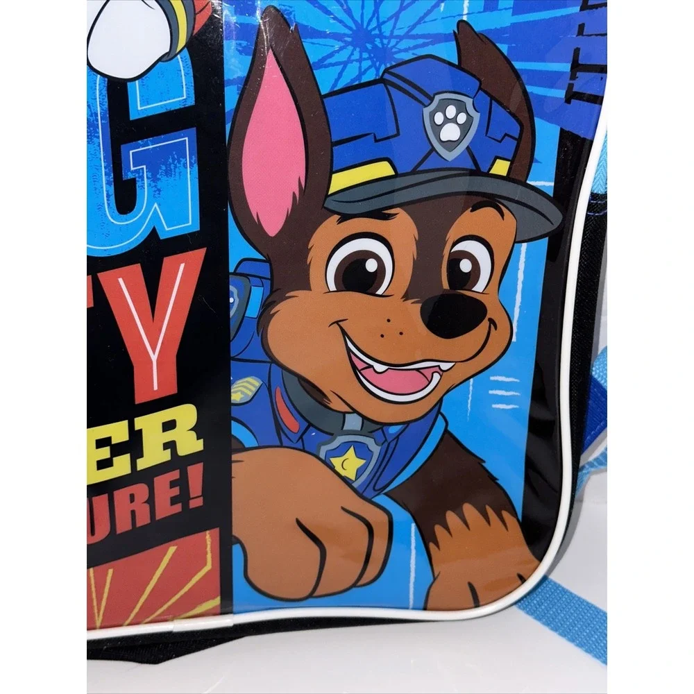 Paw Patrol The Movie Backpack Big City Bigger Adventure Blue Kids School Bag NWT